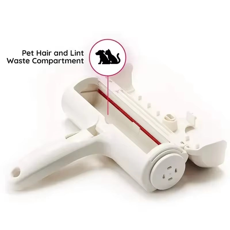 Pet Hair Remover Roller - Dog & Cat Fur Remover with Self-Cleaning Base - Efficient Animal Hair Removal Tool - Perfect for Furni